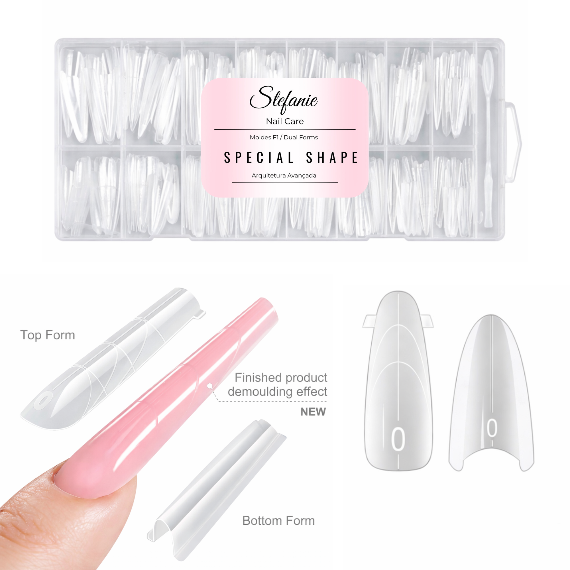 Moldes F1 Sanduíche - Amêndoa