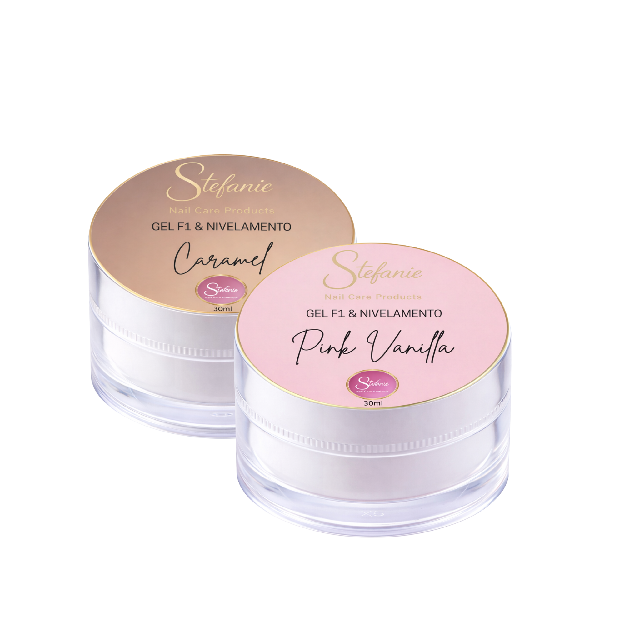 Pack 2 Géis Caramel e pink Vanilla 30g