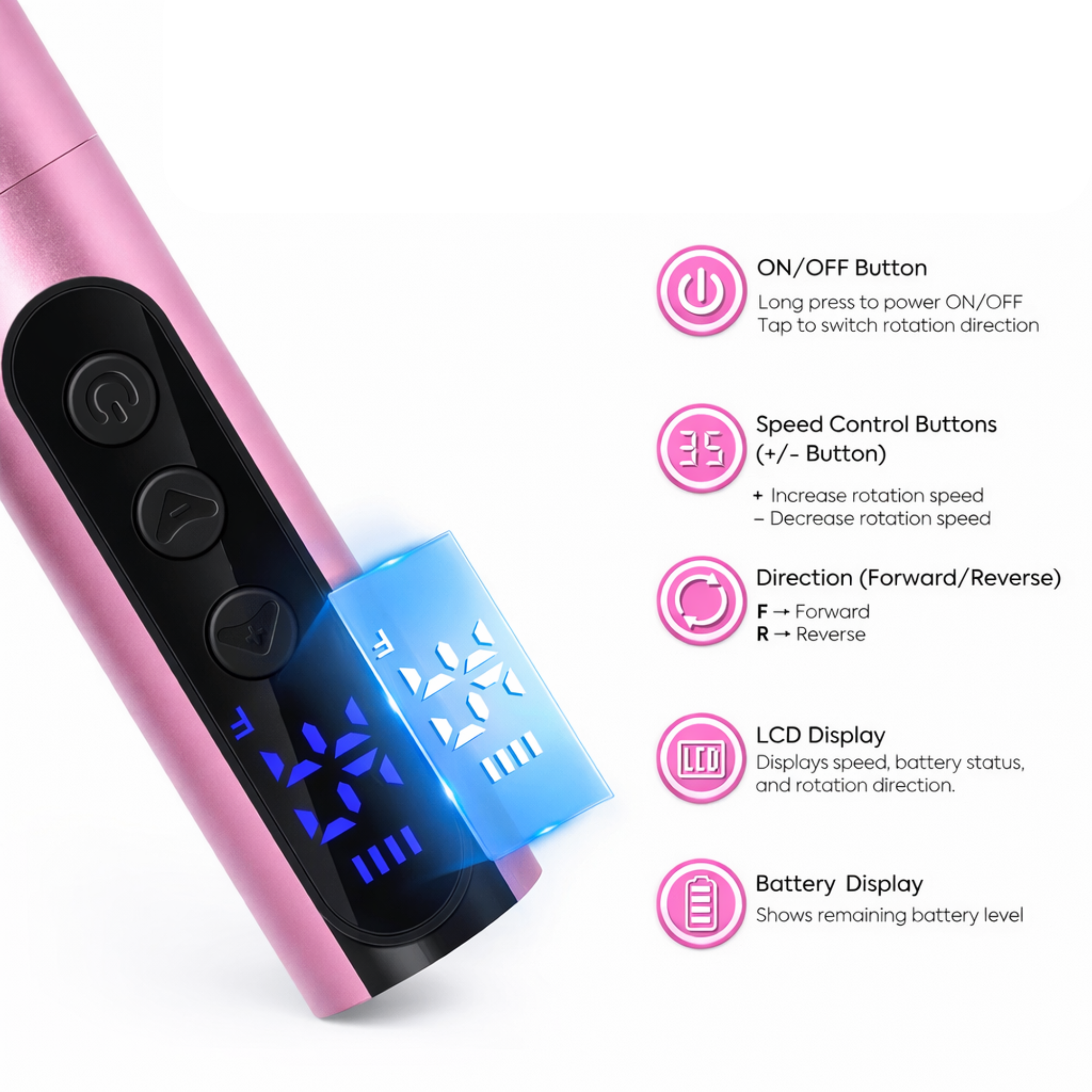 Broca Portátil 35000 Rotações